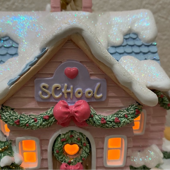 2001 Hawthorne Village Precious Moments MERRY MEMORIES SCHOOL Lighted Village - Picture 13 of 16